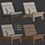 Modern Rio Manso Lounge Chair 3D model small image 6