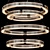 Modern Jackson LED Chandelier 3D model small image 1