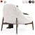 Modern Minotti Sendai Armchair in Multiple Formats 3D model small image 2