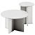 Pastill Iris Glass Tables Set 3D model small image 7