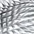 Abstract Metal Wall Sculpture 3D model small image 7