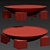  Ebonized Oak Dome Coffee Table 3D model small image 4