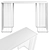 Luxury Marina Console Table 3D model small image 6