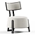 Seamless Textured Lounge Chair Model 3D model small image 13