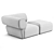 Stylish Fly Sofa with Modules 3D model small image 4