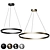 Sleek LED Pendant Light 3D model small image 1