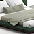 Luxurious Midori Bed by Cosmo 3D model small image 3