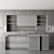 Modern Gaggenau Kitchen Island Set 3D model small image 4