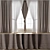  Textured Curtain Model Set 3D model small image 1