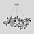 Asta Gold Pendant Light Fixture 3D model small image 2