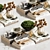 Elegant Decor Set for 3D 3D model small image 4