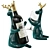 Ceramic Deer Wine Rack Stand 3D model small image 1