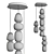 Modern LED Multi-Pendant Chandelier 3D model small image 3