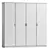 Light-4 Swing Door Wardrobe 3D model small image 3