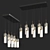 Elegant Verona Chandelier Fixture 3D model small image 2