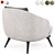 Luxury Raphael Armchair for Modern Homes 3D model small image 3