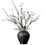 Modern Dry Branches Vase Decor 3D model small image 1