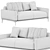 Modern ALFIL Sofa By Lebom 3D model small image 4