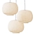  Scandinavian Paper Pendant Lamp 3D model small image 1