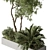 Outdoor Plant Box 561 3D model small image 4