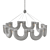 VenzeLamp Glass LED Chandelier 3D model small image 4