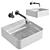Eco-friendly Washbasin with Style 3D model small image 1