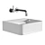 Eco-friendly Washbasin with Style 3D model small image 2