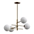 Ariah 4 Light Sputnik Chandelier 3D model small image 1