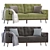 Modern and Stylish Isaac Sofa 3D model small image 2