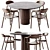 Modern Ostinato I Dining Set 3D model small image 1