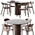 Modern Ostinato I Dining Set 3D model small image 4