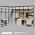 Aristo Modular Wardrobe System 3D model small image 1