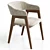 Customizable Chelsea Chair & Extendable NY Table 3D model small image 5