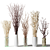 Rustic Dry Branches Vase 3D model small image 1