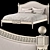 Luxury Ornate Roberto Giovannini Bed 3D model small image 1