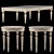 Elegant Roberto Giovannini Coffee Tables 3D model small image 1