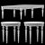 Elegant Roberto Giovannini Coffee Tables 3D model small image 2