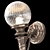 Lion Torch Wall Sconce 3D model small image 2