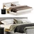 Elegant LILAS Bed: Stylish Comfort 3D model small image 1