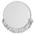 Boho Leather Feather Mirror 3D model small image 5