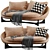 Contemporary Minotti Lido Sofa Model 3D model small image 1