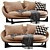 Contemporary Minotti Lido Sofa Model 3D model small image 3