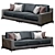 Luxury Studio Liaigre Erudit Sofa 3D model small image 1