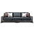 Luxury Studio Liaigre Erudit Sofa 3D model small image 2