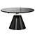 Height-Adjustable Metal Table Design 3D model small image 1