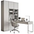 Modern Office Furniture Set 3D model small image 4