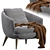 Modern Elegance: Minotti Raphael Armchair 3D model small image 3