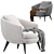 Modern Elegance: Minotti Raphael Armchair 3D model small image 6