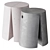Modern Concrete Stool | VARCO 3D model small image 1
