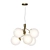 Modern 6-Light Pendant Fixture 3D model small image 2